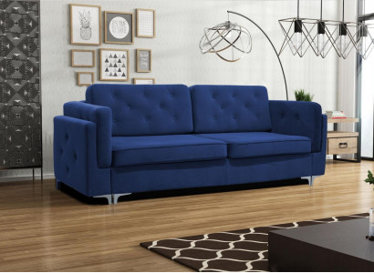 Furniture Sofa Leather Upholstery Fabric Textile Couch Sofas Luxury 3-Seater Couch Upholstery